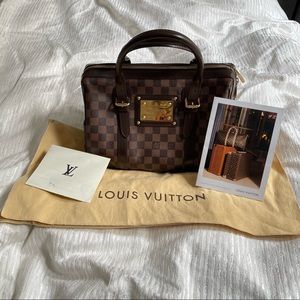 Louis Vuitton Damier Berkeley Satchel Ebene Handbag
